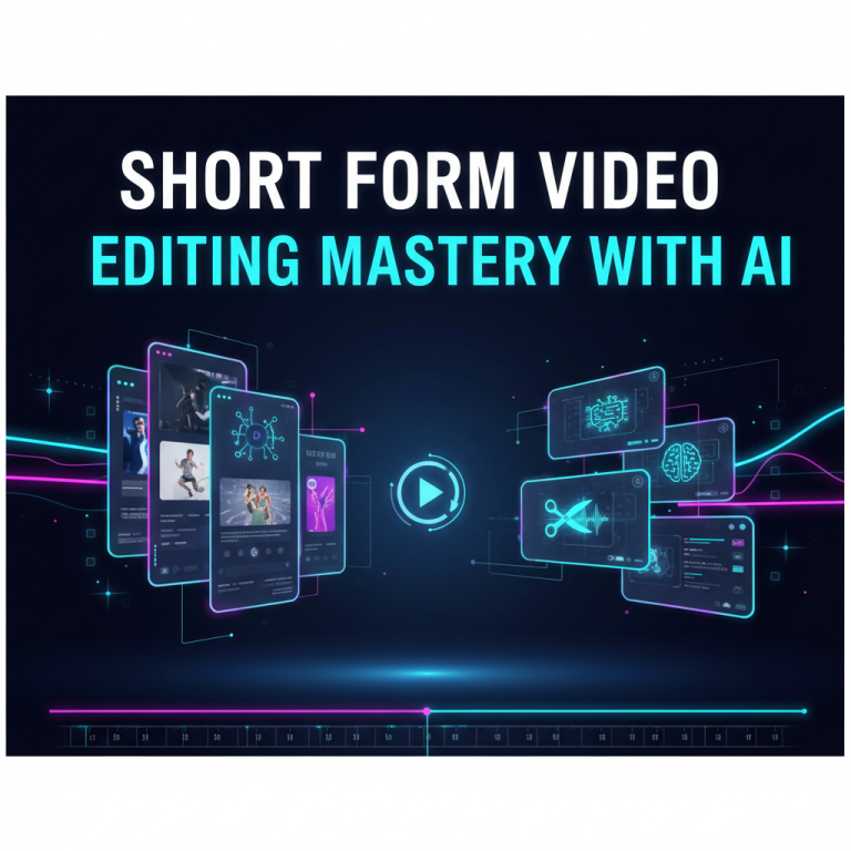 ⭐ Short-Form Video Editing Mastery With AI ✅